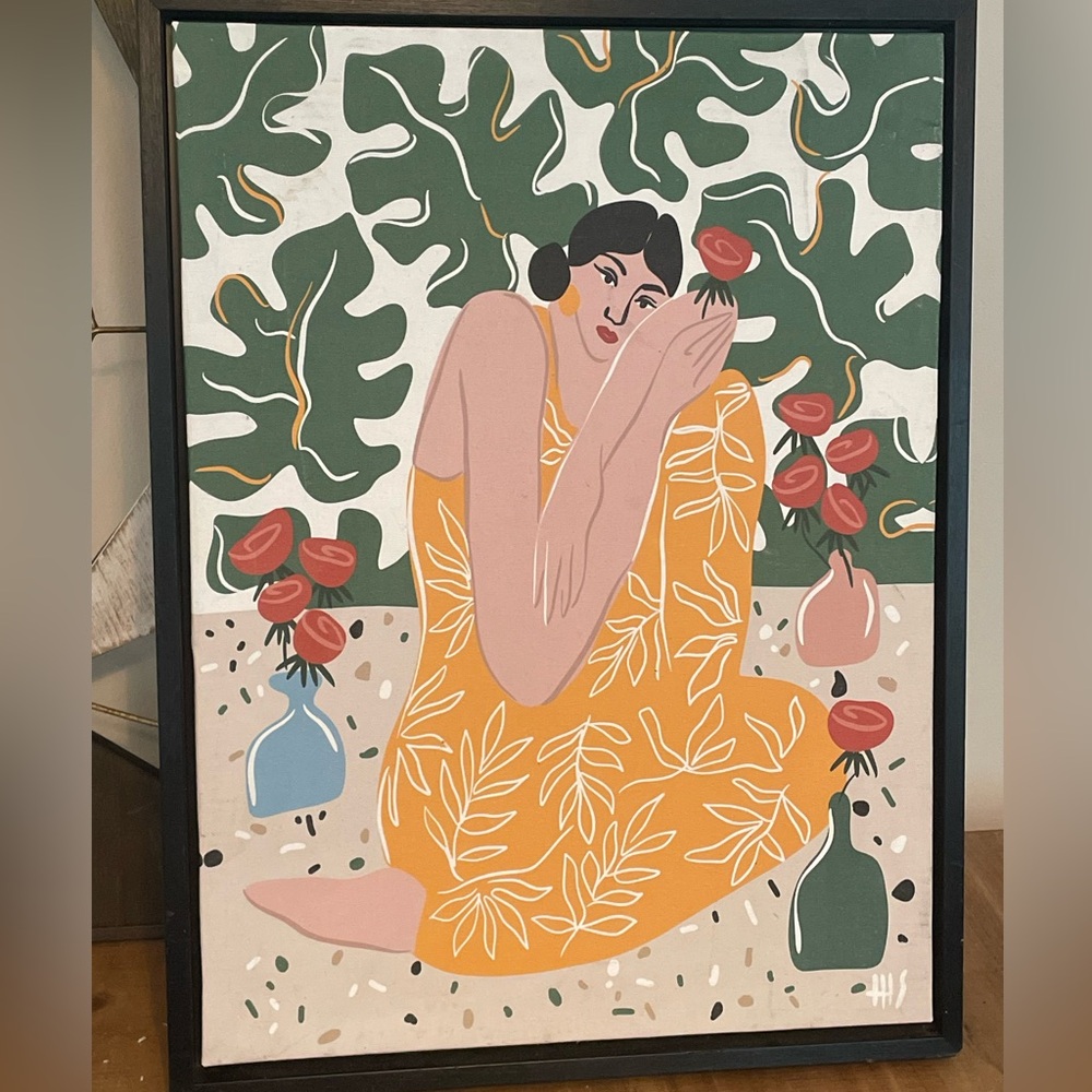18 x 20 inches Framed art by Maggie Stephenson